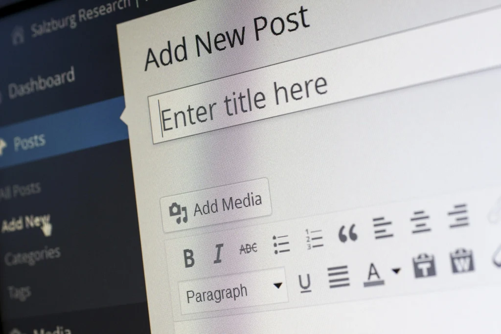 A screenshot of a wordpress post section